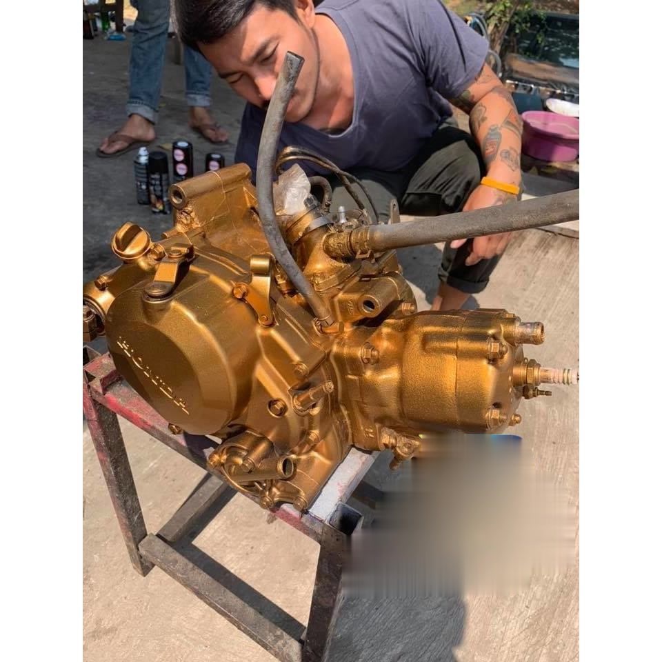 Sơn xịt Samurai màu Đồng - W41 , Dầu nhớt 20