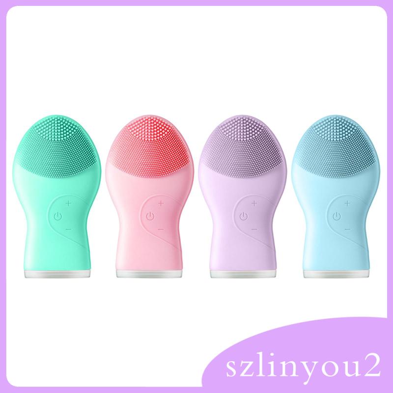 Máy rửa mặt điện bằng silicon giúp mát xa và tẩy tế bào chết chuyên sâu