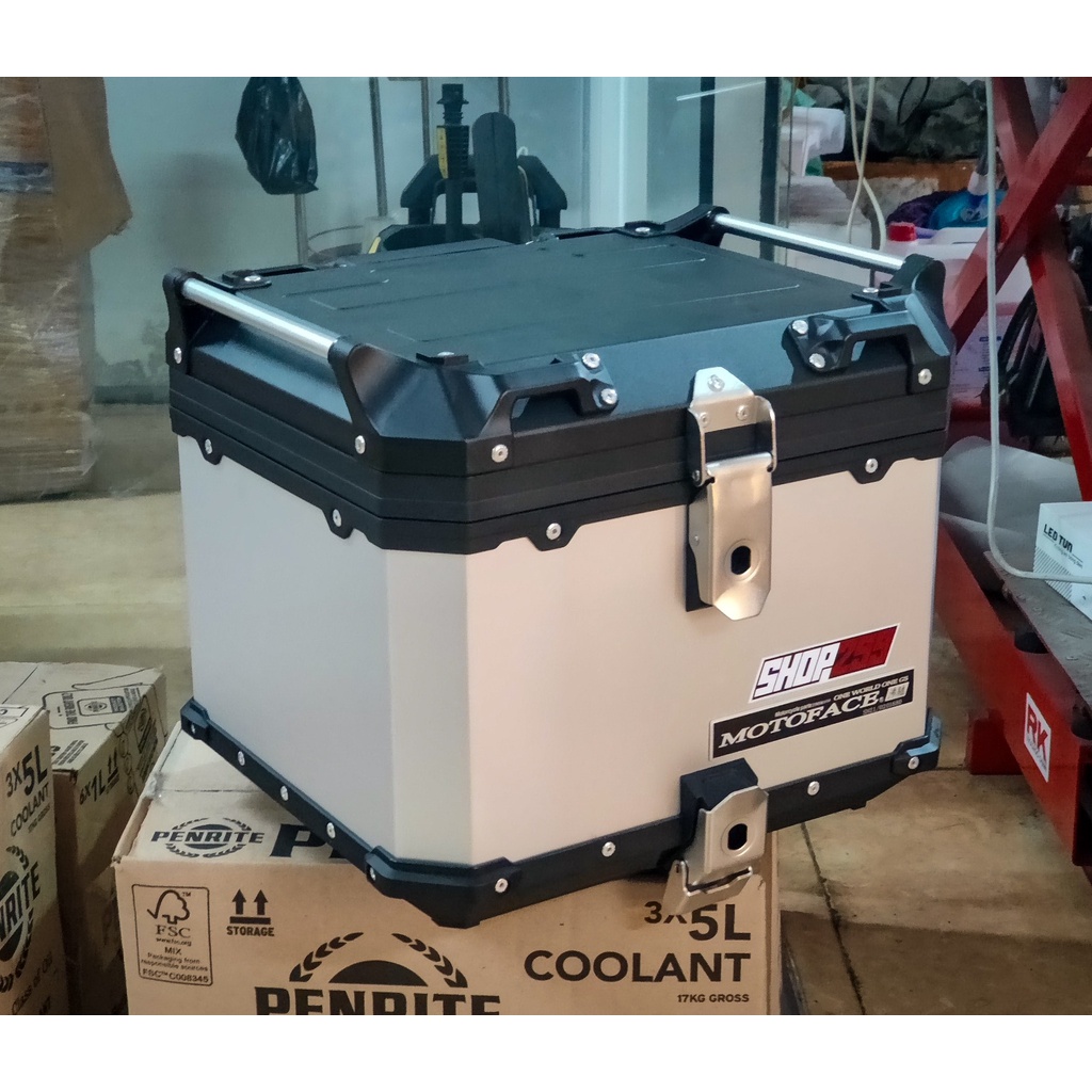 Thùng Nhôm Bạc MOTOFACE Chính Hãng 40L