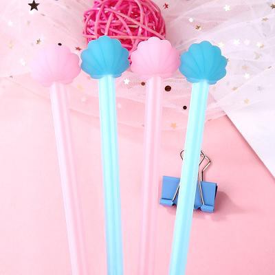 Bút vỏ sò B136 bút cute bút dễ thương bút kute viết gel