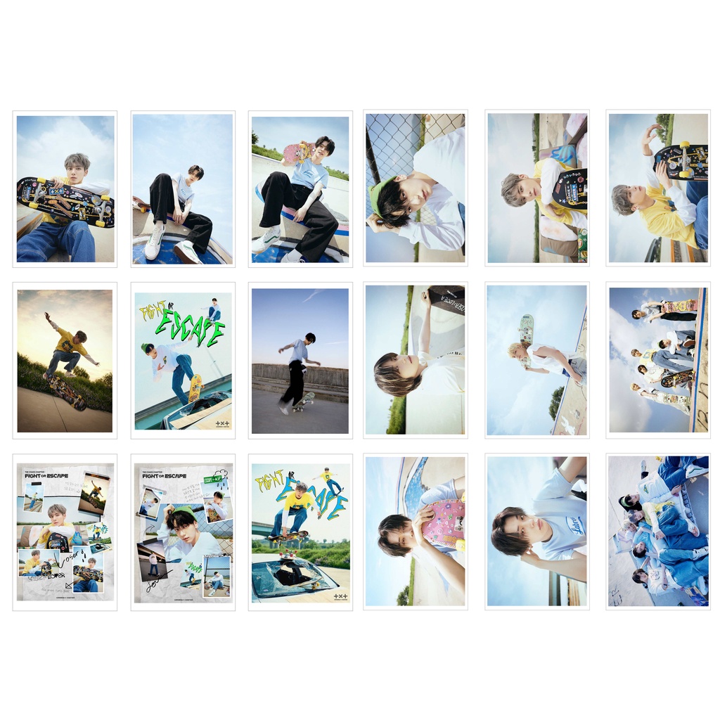 [Ép lụa] Lomo Card 72 Ảnh TXT - The Chaos Chapter FIGHT OR ESCAPE