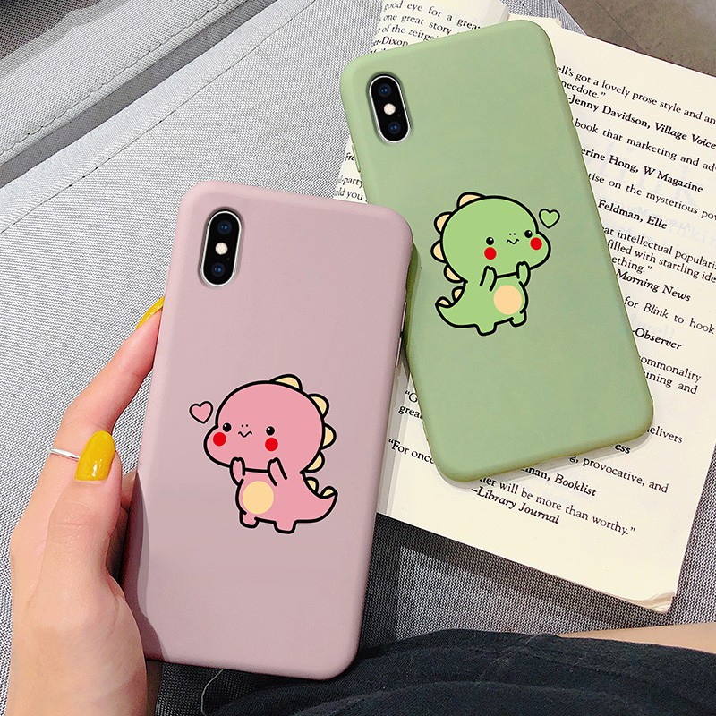 [ IPHONE ] Ốp Lưng Silicon Dino Kute - B158 | BigBuy360 - bigbuy360.vn
