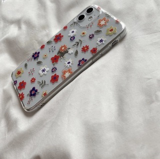 Ốp Silicon nhiều hoa nhí đỏ
