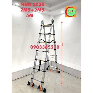 Thang nhôm Rút Chữ A SUMIKA  SK500D VẬN CHUYỂN SIÊU RẺ