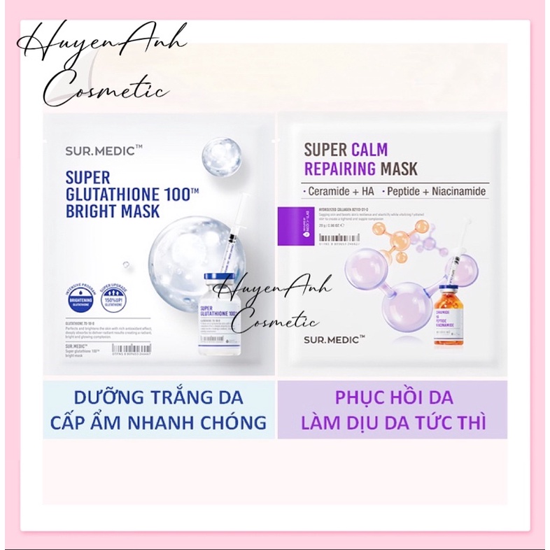 MẶT NẠ DƯỠNG TRẮNG CHUYÊN SÂU NEOGEN SUR.MEDIC BRIGHT GLUTATHIONE MASK