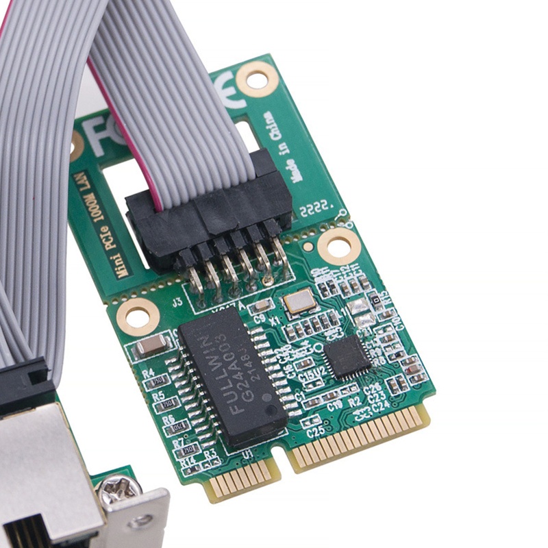 Thẻ Kết Nối PCI-E Mini 10 / 100 / 1000Mbps LAN Adapter RJ45