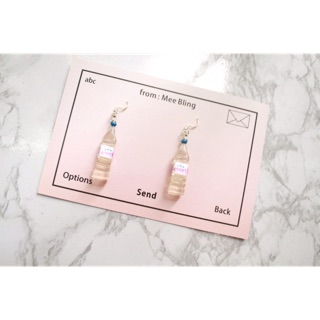 Bông tai hình chai nước Bottle Earrings