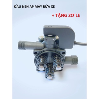 [Rẻ vô địch] Đầu Bơm Nén Áp Phù Hợp Mọi Loại Máy Rửa Xe Gia Đình,máy chuyên dụng