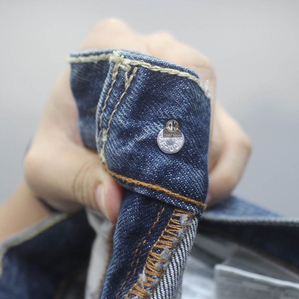 Quần Jean Ống Suông Nam Cao Cấp Xanh Truyền Thống, Quần Jean Nam Ống Rộng, Kiểu Dáng Chững Chạc Lịch Sự - DOKI SN-12 | BigBuy360 - bigbuy360.vn