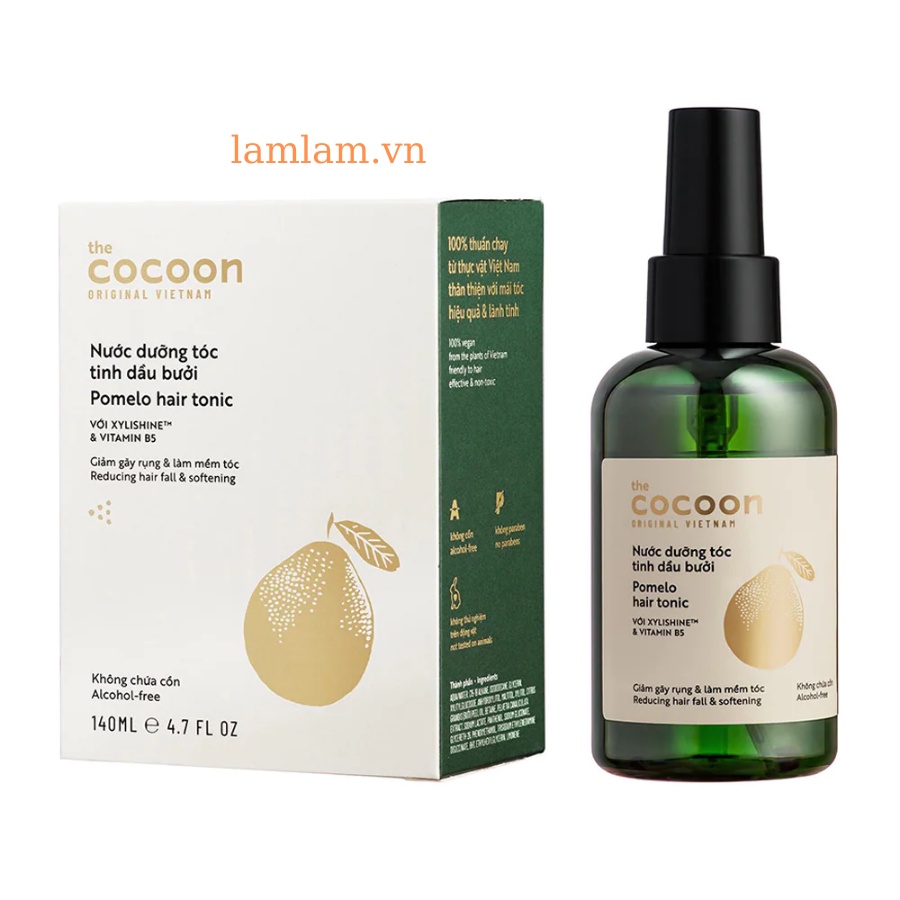 Nước Dưỡng Tóc Cocoon Tinh Dầu Bưởi (Phiên Bản 2020) 140ml Pomelo Hair Tonic