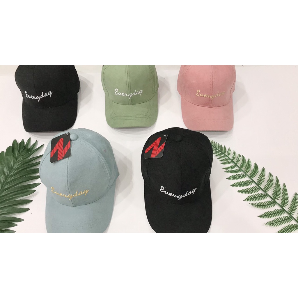 Mũ Lưỡi Trai Thêu Chữ Everyday Dành Cho Nam Và Nữ Vải  Mềm Mịn Đẹp Thời Trang