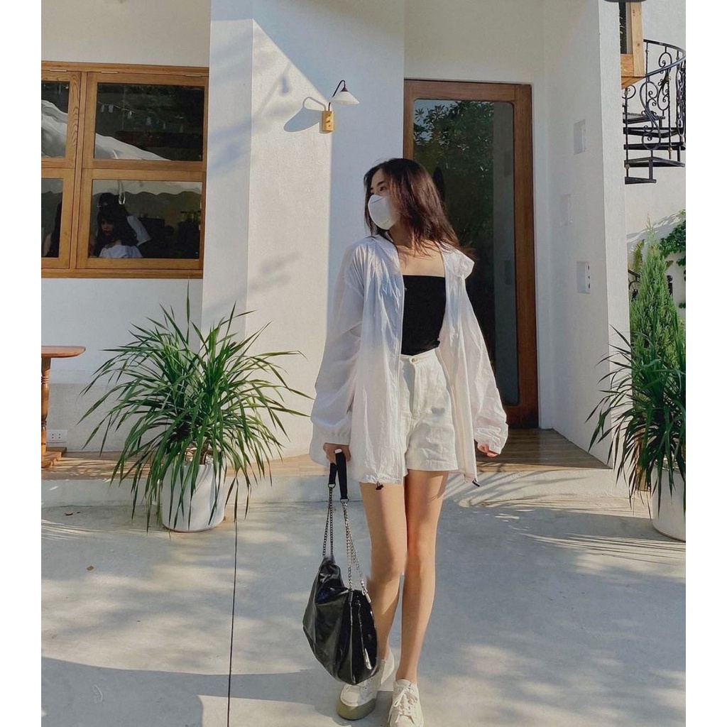 Áo Khoác Dù Form Rộng Unisex Phong Cách Thể Thao- kèm ảnh thật chụp tại shop