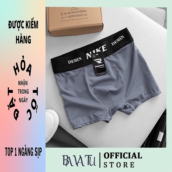 Quần sịp nam thun lạnh quần lót boxer nam co giãn đa chiều đàn hồi tốt không gây hại cho cậu nhỏ - BAVATU.