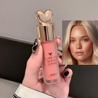 Kem Phấn má hồng mềm 3 màu chống thấm nước, Phấn má hồng dạng lỏng cho má, Nhẹ, lâu trôi, chống nhòe, tự nhiên, dưỡng ẩm, trang điểm tông màu da