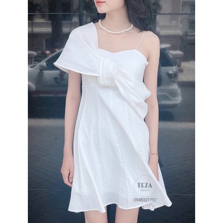 Đầm váy trễ vai 2 dây - Teza