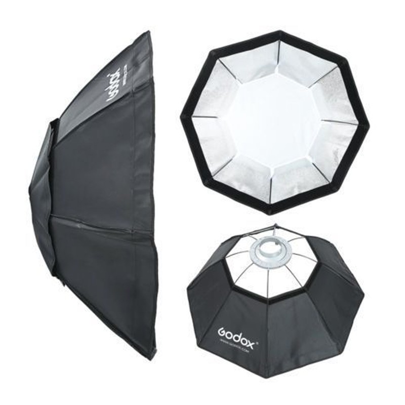 Softbox bát giác tổ ong Godox 95cm, 120cm, 140cm minhduc Minh Đức chưa bao gồm đèn chụp