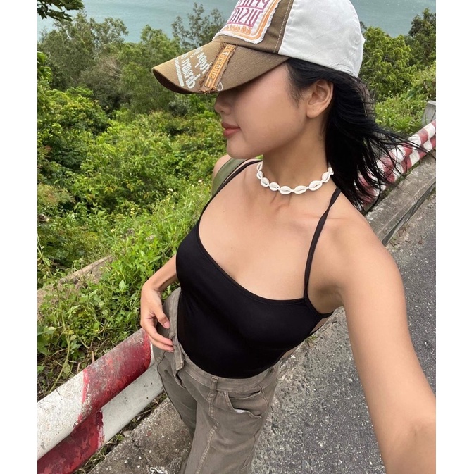 LESOVUR | Bodysuit dây đan chéo hở lưng