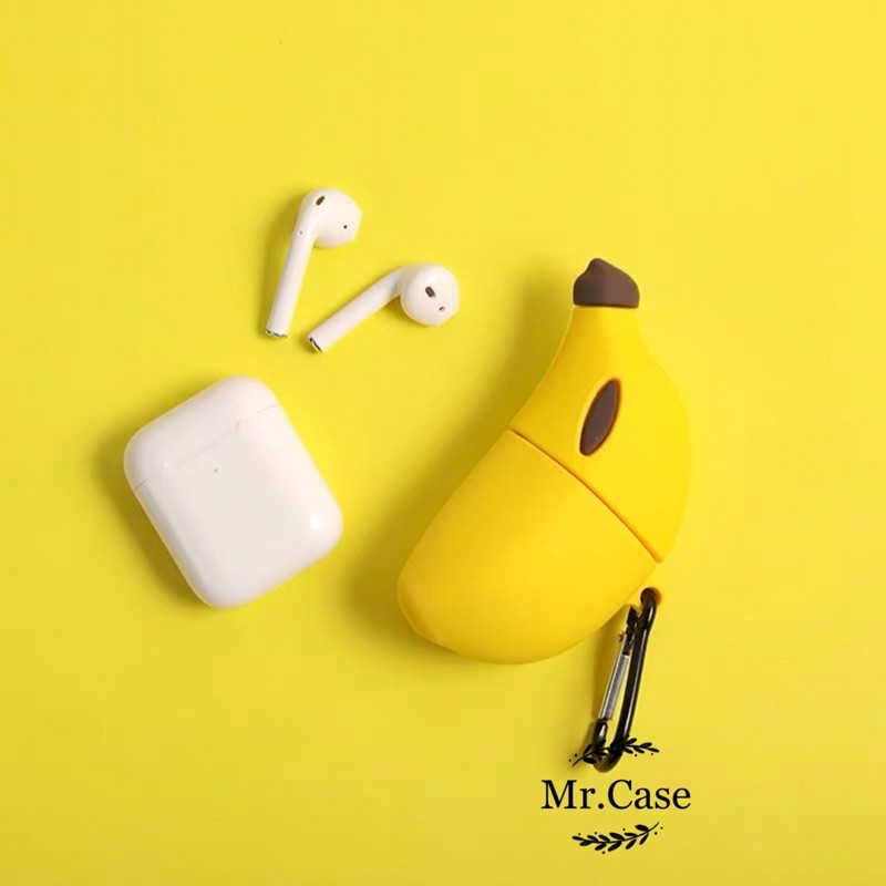 [Có Ảnh Thật] Case Airpods 1/2 Pro Vỏ Ốp Đựng Tai Nghe Hình Trái Chuối Dễ Thương