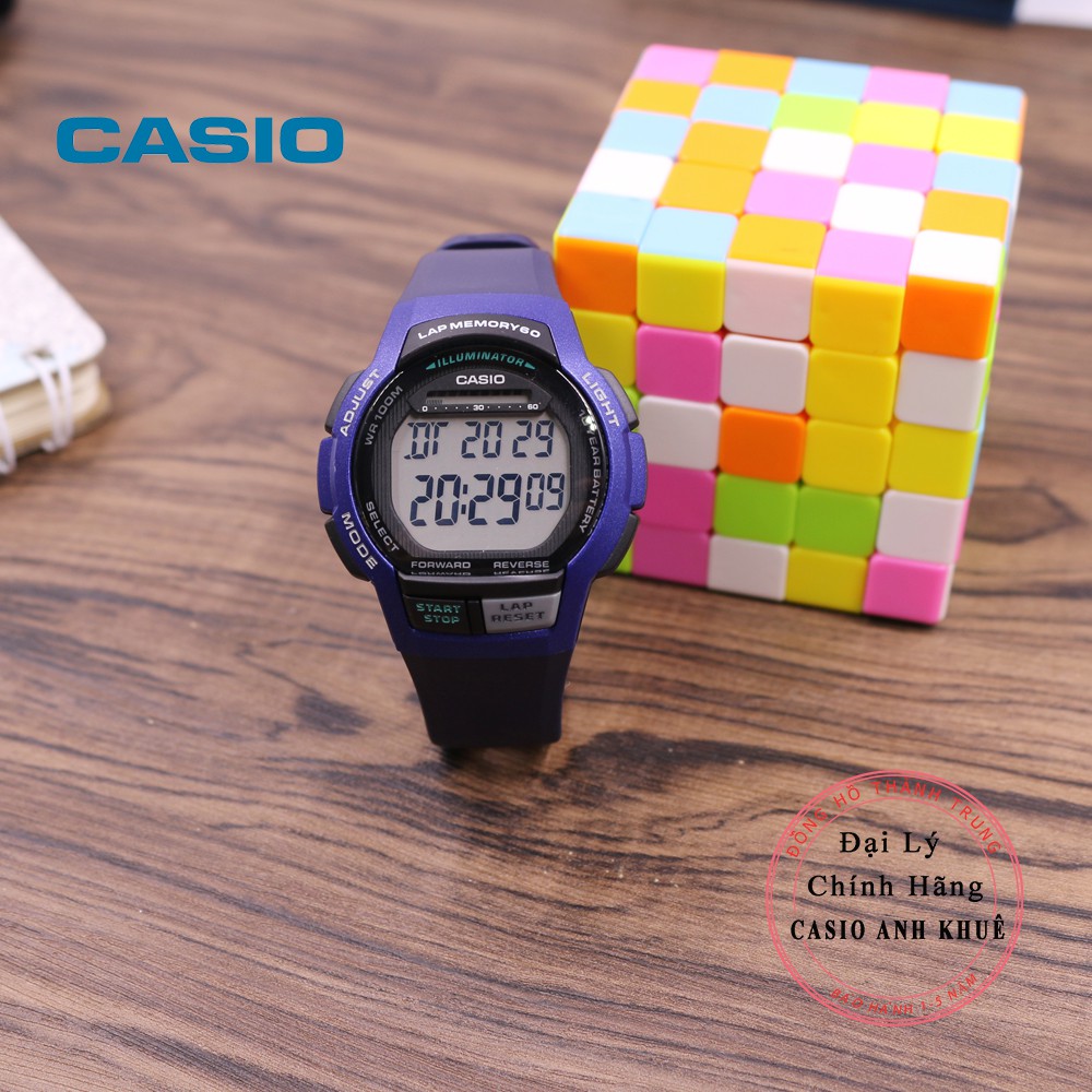 Đồng hồ điện tử Nam Casio WS-1000H-2AVDF dây nhựa