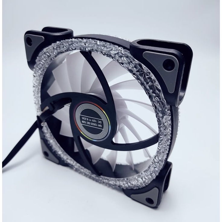 Quạt Tản Nhiệt Diamond U1 Black 12cm Fan Led RGB Bộ 6 Quạt Đồng Bộ Hub Coolmoon, Hub Sync Mainboard