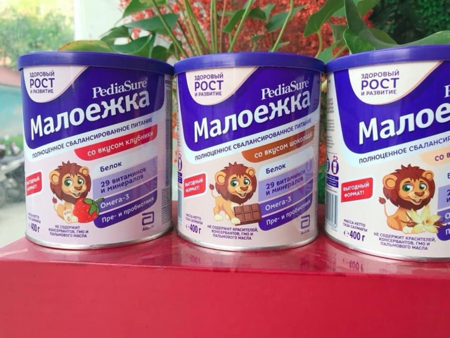 Sữa Pediasure Nga 400gram cho bé từ 1 - 10 tuổi