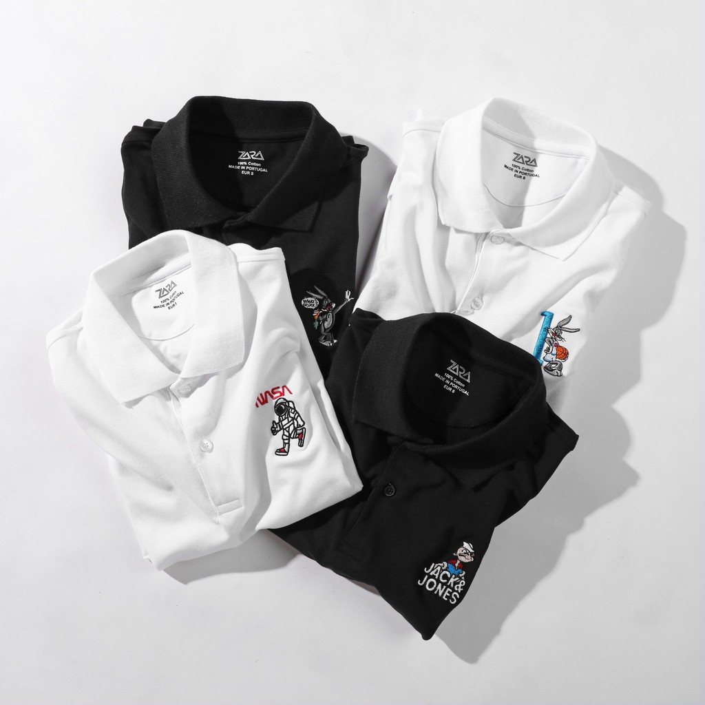 Áo polo thêu nổi mới | BigBuy360 - bigbuy360.vn