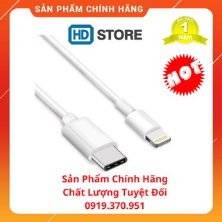 Cáp sạc nhanh iPhone USB-C ra Lightning 18W