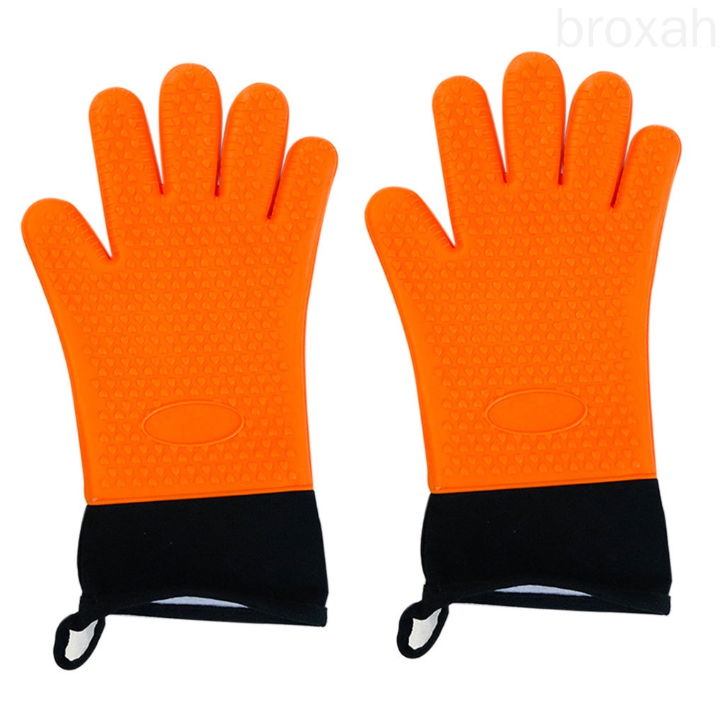 Găng Tay Silicone Cách Nhiệt Chống Trượt Dùng Cho Lò Vi Sóng