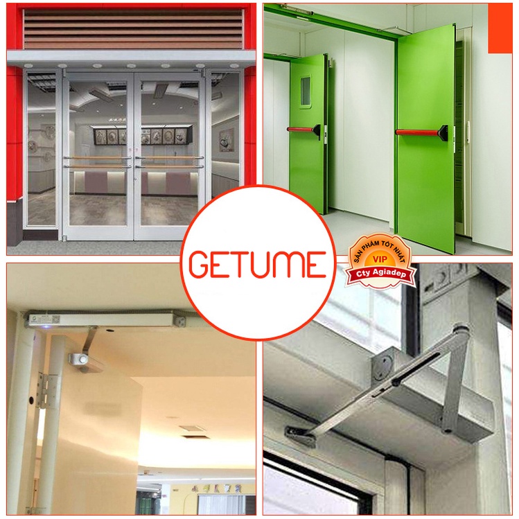 Tay đẩy hơi, Tay co thủy lực cho cửa thoát hiểm chống cháy GETUME