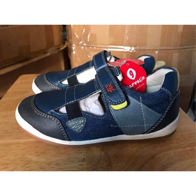 Giày da thật xuất khẩu garvalin cho bé trai