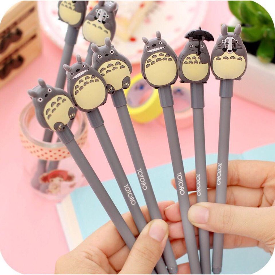 [Mã LIFEB04ALL giảm 10% tối đa 15K đơn 0Đ] Bút Bi Nước TOTORO Siêu Dễ Thương - Bút Bi Nước Mực Đen TOTORO