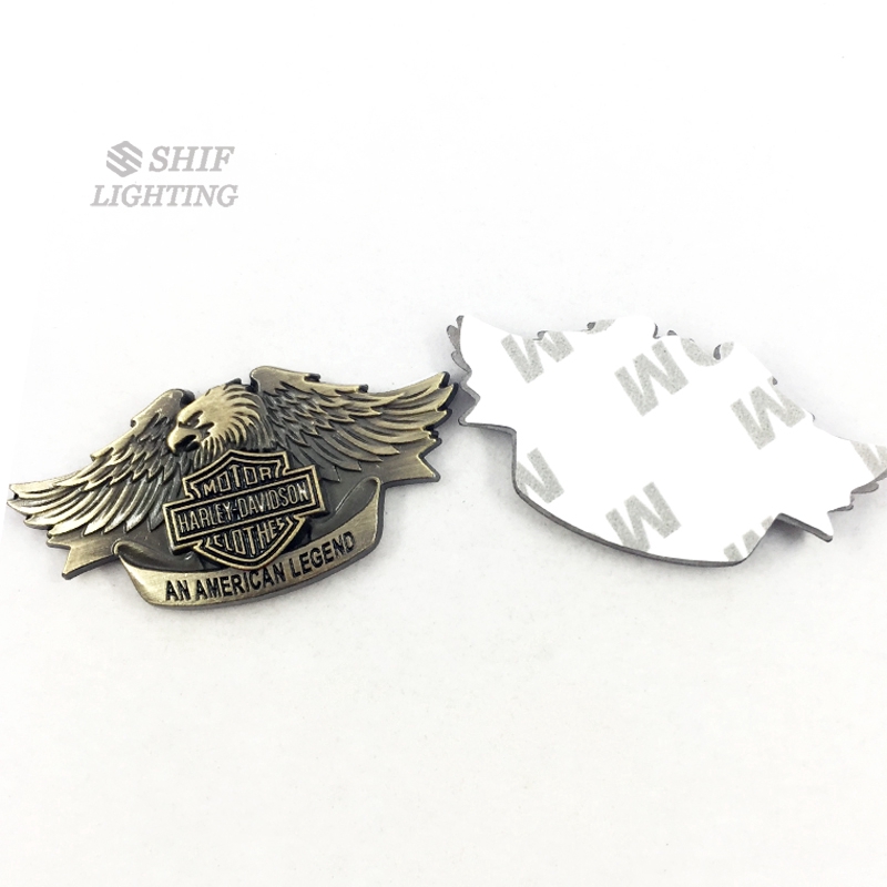 Miếng dán kim loại hình đại bàng cá tính dùng trang trí ô tô