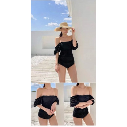 (2667- Lily Bikini) BIKINI MỘT MẢNH/ HAI MẢNH DẬP HOA BE / ĐEN ẢNH THẬT | BigBuy360 - bigbuy360.vn