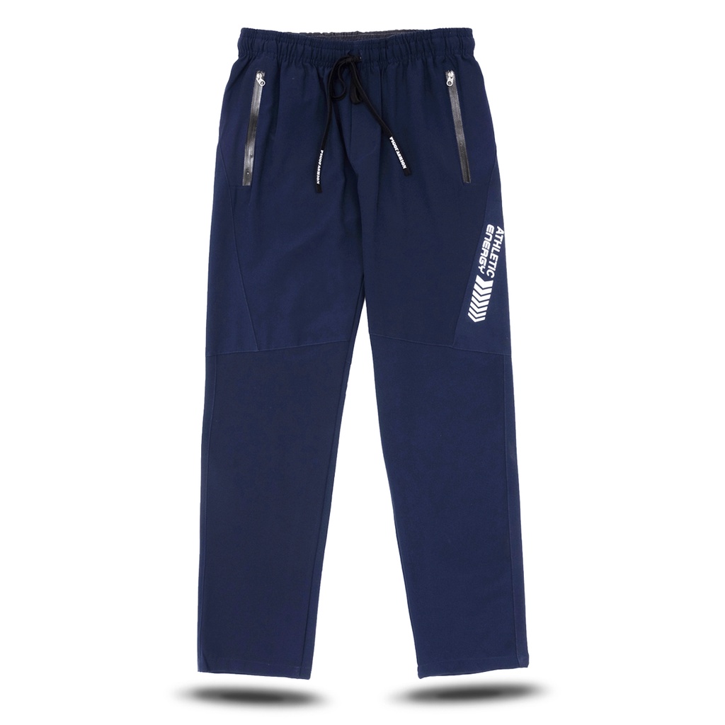 Quần dài thể thao nam chất dù co giãn AMANBASIC AMFP02