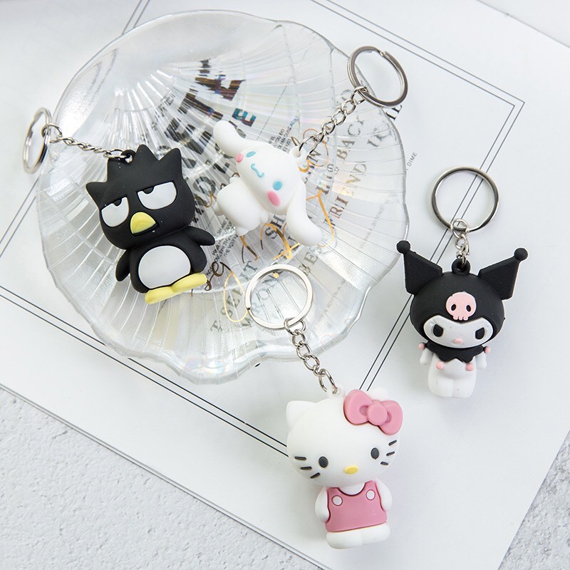 Móc khóa nhựa dẻo nhân vật Sanrio Mua Tất (muatatshop)