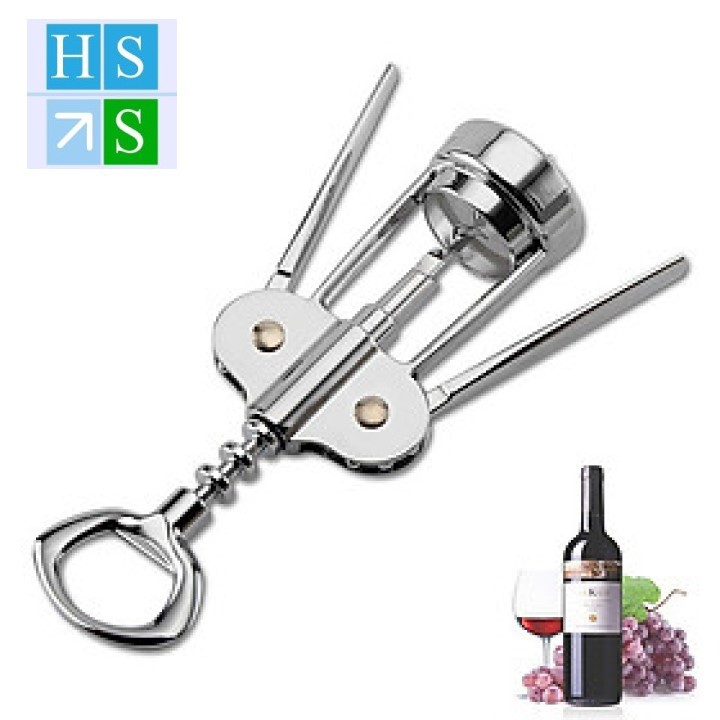 Dụng cụ mở rượu vang, khui bia, mở nắp chai, khui rượu vang Inox tiện lợi, rễ sử dụng - NPP HS shop