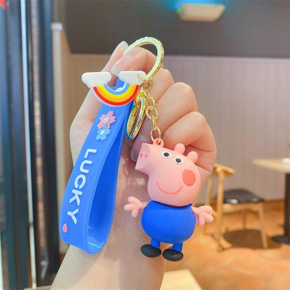 LANFY Móc Khóa Hình Heo Pe-Pa Dễ Thương