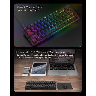 Bàn Phím Bluetooth Không Dây Blitzwolf Bw-Kb1