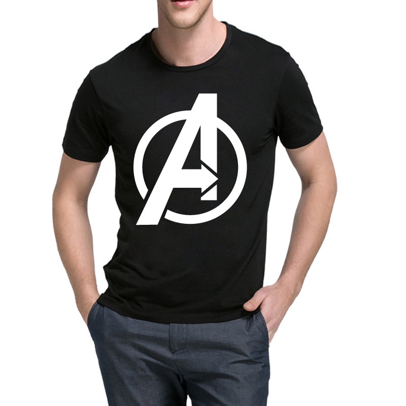 Áo Thun Cotton Ngắn Tay In Chữ Avengers Thời Trang 2019 Cho Cặp Đôi