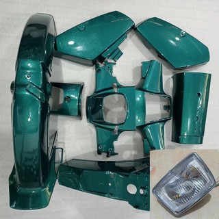 Bộ nhựa xe CUB 82 đời cũ Màu Xanh Rêu