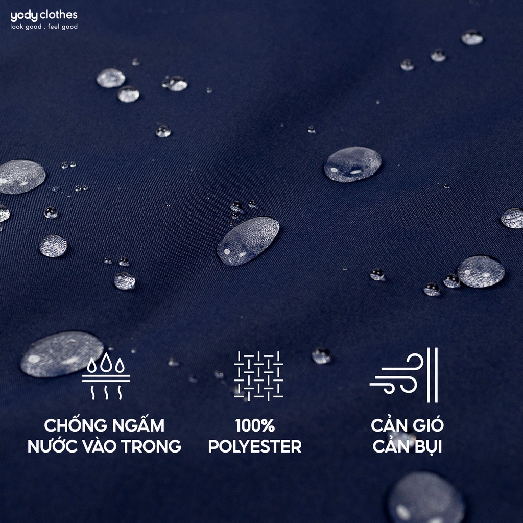 Áo Gió YODY Nữ 3C Plus Năng Động Ấm Áp Cản Gió Có Mũ AKN5040