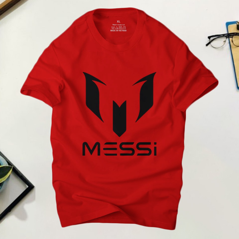 Áo thun nam cổ tròn Messi phong cách thần tượng cá tính ,chất liệu cotton 4 chiều thoáng mát | Ur Sport