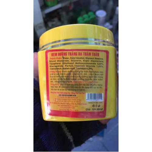 Kem Dưỡng Trắng Da Toàn Thân Hồng Sâm 100g