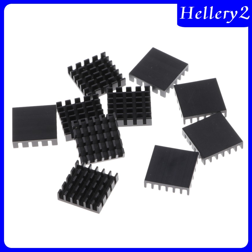 10 Miếng Tản Nhiệt Cho Cpu Máy Tính Bảng 0.75x0.75x0.2inch