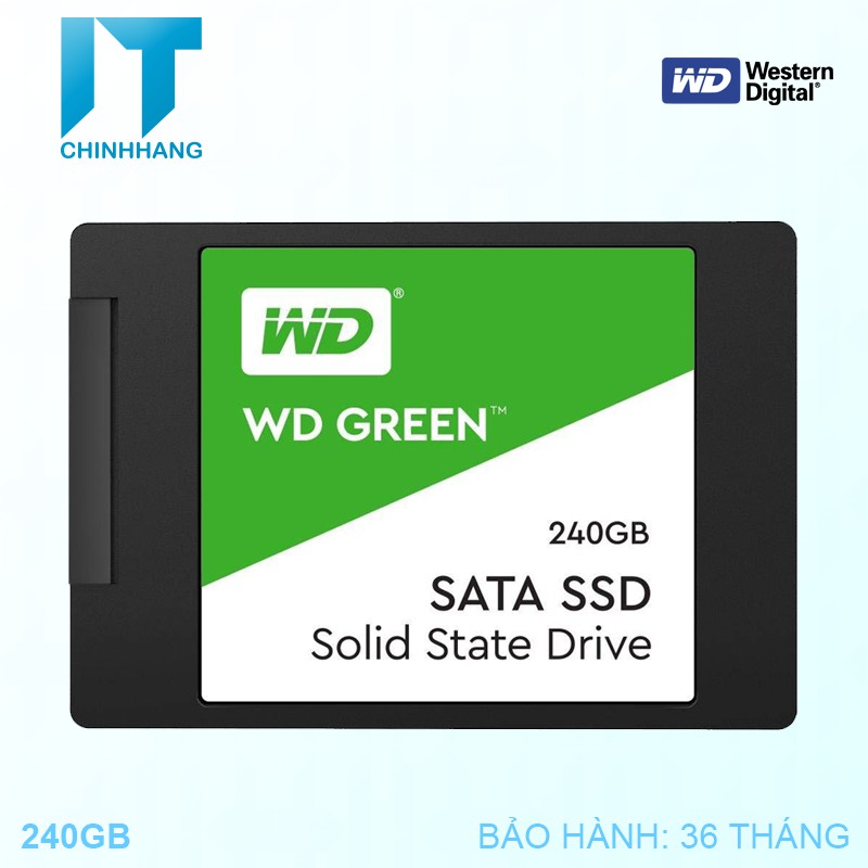 Ổ cứng SSD WD 240GB 480GB 1TB Green - Hàng Chính Hãng