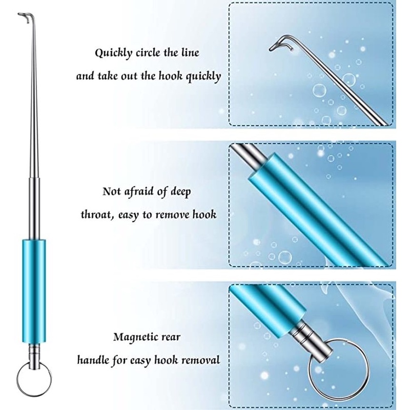 1 Dụng Cụ Gỡ Móc Câu Cá Bằng Thép Không Gỉ Chất Lượng Cao