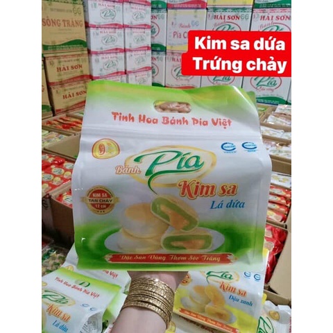 Bánh Pía Kim Sa Nhân Lá Dứa 500g