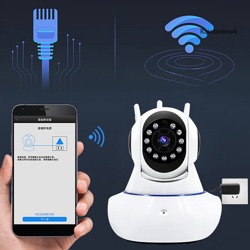 Camera Quan Sát Không Dây Rb-200-Megapixel Hd Có Chế Độ Ban Đêm | BigBuy360 - bigbuy360.vn
