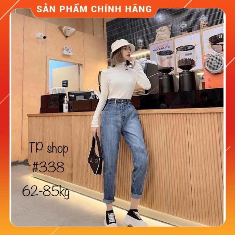 Quần baggy bigsize rách cao cấp.quần jean nữ, quần jean baggy lưng thun vải co giãn -SK1