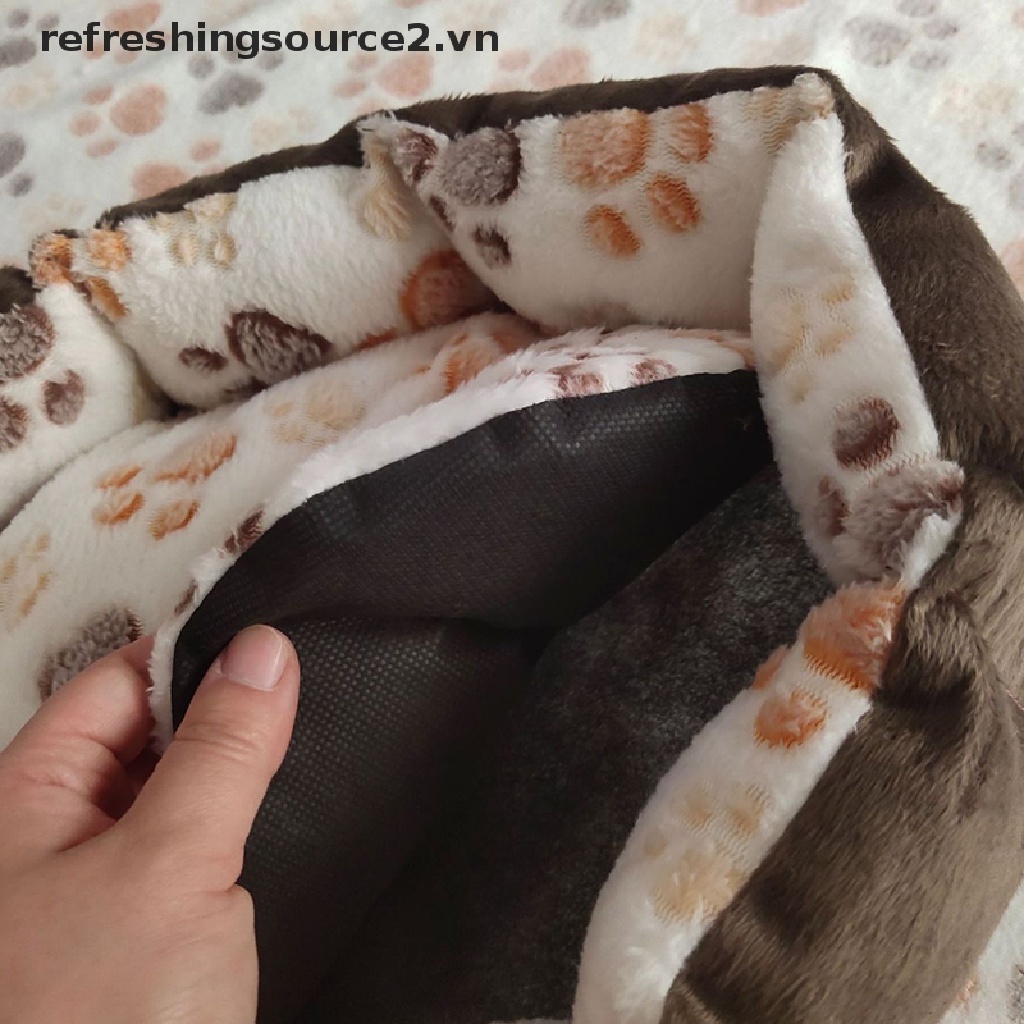 Giường Lông Mềm Ấm Áp Cho Chó Con Nhỏ Và
